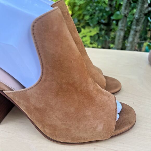 Aldo Legossa Brown Suede Leather Open Toe Mule Size US: 11 - EU: 42.5 - Picture 4 of 13